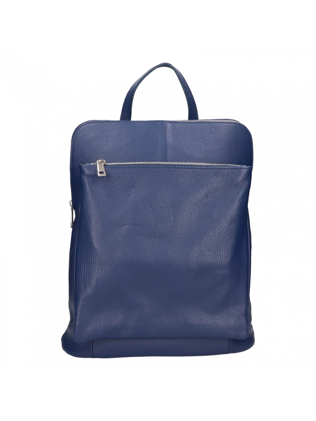 Dámská kožená batůžko-kabelka Italia Ella – modrá